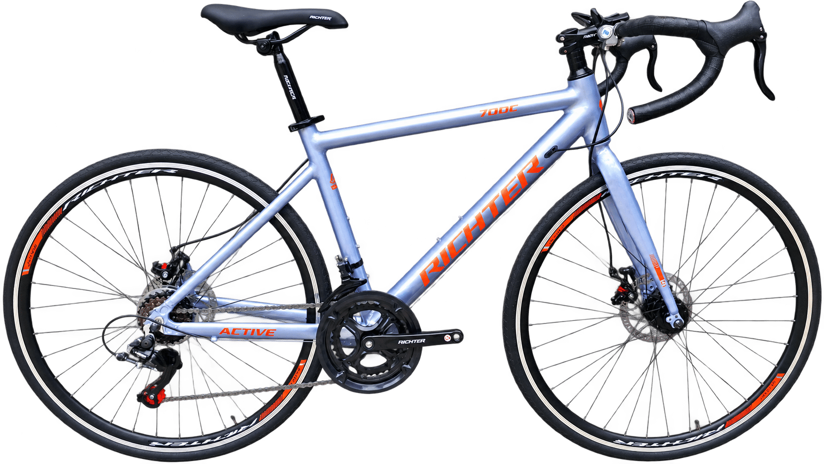 จักรยานเสือหมอบ RICHTER ACTIVE ขนาดวงล้อ 700C ไซส์ 50 สีฟ้า_0